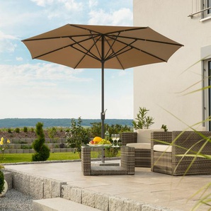 Sonnenschirm SCHNEIDER SCHIRME Korsika Standschirme beige (natur) Sonnenschirme ohne Schirmständer