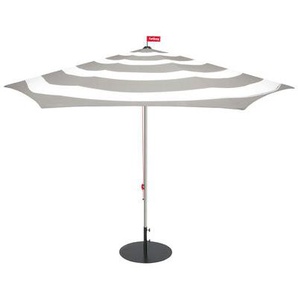 Sonnenschirm Stripesol metall textil grau / Ø 350 cm - Fatboy - Grau