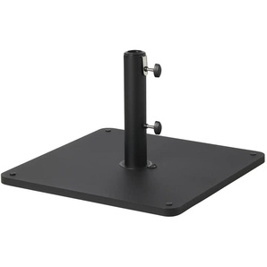 KHG Sonnenschirmständer 40 kg Acero ¦ schwarz ¦ Maße (cm): B: 50 H: 31 T: 50.0