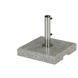 Sonnenschirmständer aus Granit - grau - Materialmix - 38 cm - 35 cm - 38 cm | Möbel Kraft