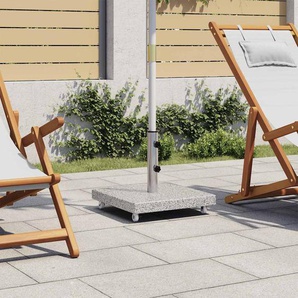 Sonnenschirmständer Granit 30 kg Quadrat Grau