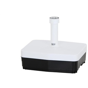 Sonnenschirmständer rollbar Roll Foot ¦ weiß ¦ Maße (cm): B: 49 H: 16 T: 41.0