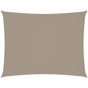 Sonnensegel Oxford-Gewebe Rechteckig 2,5x4 m Taupe vidaXL