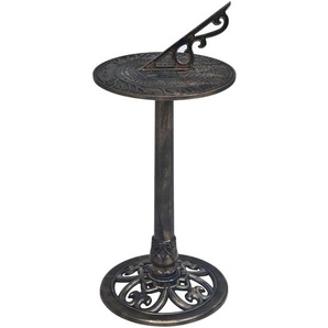 Sonnenuhr Bronze 35,5 x 82 cm Kunststoff