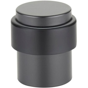 SOTECH Bodentürstopper Thor Höhe 40 mm Durchmesser 30 / 36 mm, echt Edelstahl massiv SS304 schwarz, 10 Stück