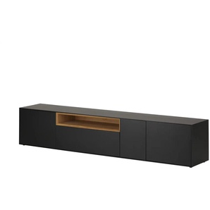 sound+vision Lowboard  Alpha ¦ schwarz ¦ Maße (cm): B: 236 H: 48 T: 43.0