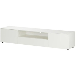 sound+vision Lowboard Every - weiß - Materialmix - 200 cm - 37 cm - cm 43,0 | Möbel Kraft