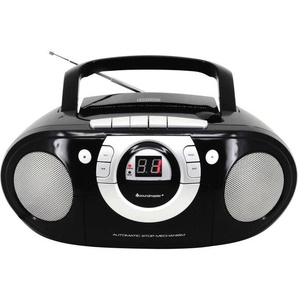 Soundmaster - SCD5100SW CD-Radio ukw aux, cd, Kassette Schwarz