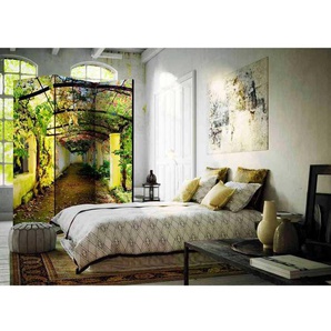 Spanische Wand mit Arkaden Motiv 3D Optik