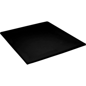 Spannbettlaken CINDERELLA Satin Bettlaken Gr. B/L: 160 cm x 210 cm (1 St.), Satin, 15 cm, schwarz (black) Spannbettlaken Laken für Topper