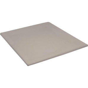 Spannbettlaken CINDERELLA Satin Bettlaken Gr. B/L: 200 cm x 210 cm (1 St.), Satin, 15 cm, grau (taupe) Spannbettlaken Laken für Topper