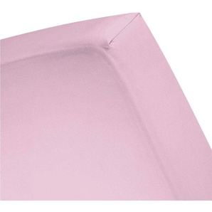 Spannbettlaken CINDERELLA Weekend Bettlaken Gr. B/L: 180 cm x 210 cm (1 St.), Renforcé, 25 cm, rosa Spannbettlaken OEKO-TEX-zertifiziert