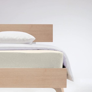 Spannbettlaken FLEURESSE Flauschjersey Bettlaken Gr. B/L: 150 cm x 200 cm (1 St.), Jersey, 23 cm, beige (creme, beige) Spannbettlaken flauschig-Soft und wunderbar warm