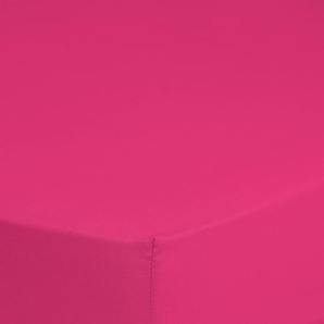 Spannbettlaken GOOD MORNING Jersey Spannbettlaken Bettlaken Gr. B/L: 200 cm x 220 cm (1 St.), Jersey, 25 cm, pink Spannbettlaken rundum elastisch