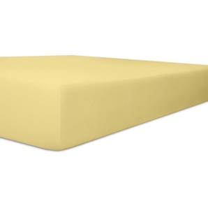 Spannbettlaken KNEER Exclusive-Stretch Laken Gr. B/L: 180-200 cm x 200-220 cm 1 St., Jersey-Elasthan, 40 cm, 180-200 x 200-220 cm, beige (creme) Spannbettlaken optimaler Sitz
