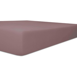 Spannbettlaken KNEER Exclusive-Stretch Laken Gr. B/L: 180-200 cm x 200-220 cm 1 St., Jersey-Elasthan, 40 cm, 180-200 x 200-220 cm, lila (flieder) Spannbettlaken optimaler Sitz