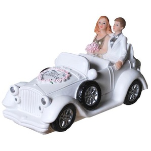 Spardose Frauen Hochzeitspaar Mrs. & Mrs. im Auto 15 cm Sparschwein Sparkasse Hochzeit