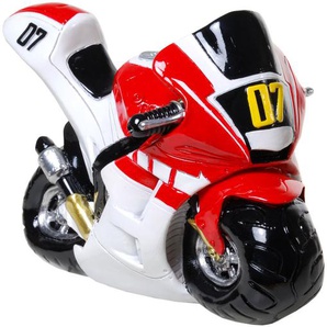Spardose Motorrad 16 cm Deko Figur Bike Moped Biker