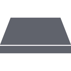 Gelenkarmmarkise SPETTMANN STAR FIX Markisen Gr. 400 cm, 250 cm, grau (anthrazit) Gelenkarm-Markisen 400 cm Breite, 250 Ausfall, Volant gewellt