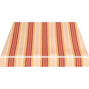 Gelenkarmmarkise SPETTMANN STAR FIX Markisen Gr. 400 cm, 300 cm, bunt (rot, beige, gelb) Gelenkarm-Markisen 400 cm Breite, 300 Ausfall, Volant gewellt