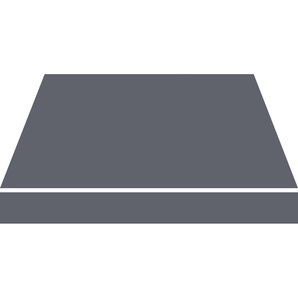 Gelenkarmmarkise SPETTMANN STAR FIX Markisen Gr. 400 cm, 300 cm, grau (anthrazit) Gelenkarm-Markisen 400 cm Breite, 300 Ausfall, Volant gewellt