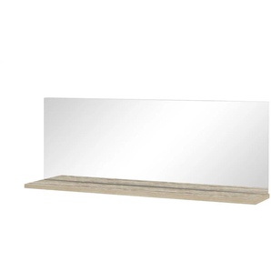 Spiegel 129 x 47 cm Titan ¦ holzfarben ¦ Holzwerkstoff ¦ Maße (cm): B: 129 H: 47 T: 20.0