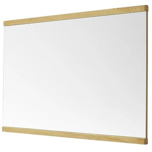 Spiegel 130 x 75 cm Woodland ¦ holzfarben ¦ Glas,Aluminium,Holz ¦ Maße (cm): B: 130 H: 75 T: 3.0