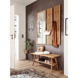 Spiegel 50 x 120 x 2cm Braun Massivholz Eiche, geölt 50 x 120 x 2cm