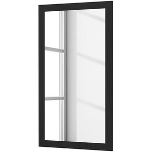 Spiegel 54 x 100 x 1cm Schwarz Spanplatte, foliert 54 x 100 x 1cm