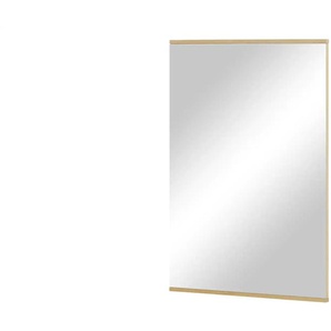 Spiegel 56 x 82 cm Longo ¦ holzfarben ¦ Glas,Aluminium ¦ Maße (cm): B: 56 H: 82 T: 2.5