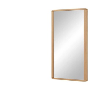 Spiegel 56 x 83 5 cm Novum ¦ holzfarben ¦ Glas,Aluminium,Holz ¦ Maße (cm): B: 56 H: 83,5 T: 2.0