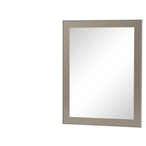 Spiegel 60 x 77 cm - beige - Glas,Aluminium,Holzwerkstoff - 60 cm - 77 cm - cm 3,0 | Möbel Kraft