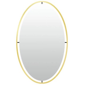 Spiegel 60 x 80 cm - gold - Metall - 60 cm - 80 cm - cm 2,0 | Möbel Kraft