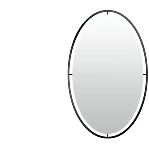Spiegel 60 x 80 cm - schwarz - Metall - 60 cm - 80 cm - cm 2,0 | Möbel Kraft