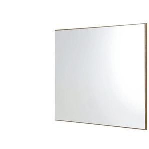 Spiegel 80 x 70 cm - holzfarben - Glas,Aluminium,Holzwerkstoff - 80 cm - 70 cm - cm 2,0 | Möbel Kraft