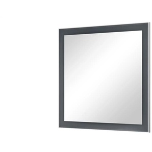 Spiegel 80 x 77 cm Duna ¦ grau ¦ Glas,Aluminium,Holzwerkstoff ¦ Maße (cm): B: 80 H: 77 T: 3.0