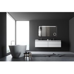 Spiegel Arrow 120 x 70 x 5cm Silber Korpus: Aluminium, gebürstet 120 x 70 x 5cm