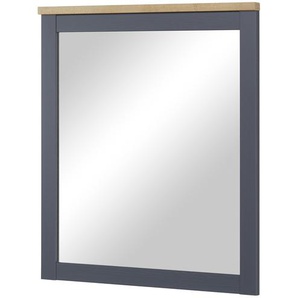 Spiegel - blau - Glas , Holzwerkstoff - 66,7 cm - 76 cm - 12 cm | Möbel Kraft
