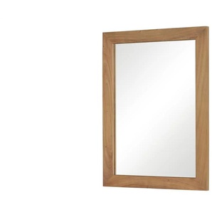 Spiegel 60 x 80 cm Chex ¦ holzfarben ¦ Glas,Aluminium,Holz ¦ Maße (cm): B: 60 H: 80 T: 2.5