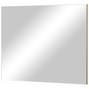 Wohnwert Spiegel 80 x 60 cm Como ¦ holzfarben ¦ Glas,Aluminium,Holz ¦ Maße (cm): B: 80 H: 60 T: 4.0