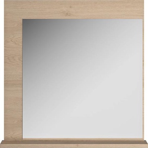 Spiegel GAMI Spiegel Gr. B/H/T: 93 cm x 93 cm x 10 cm, braun (kastanie natur) Spiegel