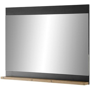 Spiegel - grau - Materialmix - 92 cm - 71 cm - 10 cm | Möbel Kraft