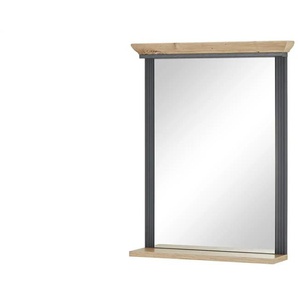 Spiegel | grau | Holzwerkstoff,Glas | 65 cm | 83 cm | cm 15,0 |