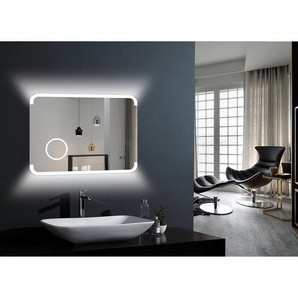 Spiegel Harmony 80 x 60 x 5cm Silber Korpus: Aluminium, gebürstet 80 x 60 x 5cm