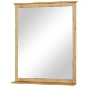 Spiegel - holzfarben - Bambus,Glas - 56 cm - 68 cm - cm 10,0 | Möbel Kraft