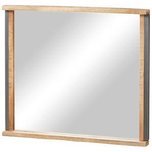 Spiegel 87 x 75 cm Josha  ¦ holzfarben ¦ Glas,Aluminium,Holz ¦ Maße (cm): B: 87 H: 75 T: 6.0