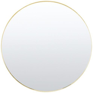 Spiegel 120 cm Liya ¦ gold ¦ Glas,Aluminium,Metall Ø: 120