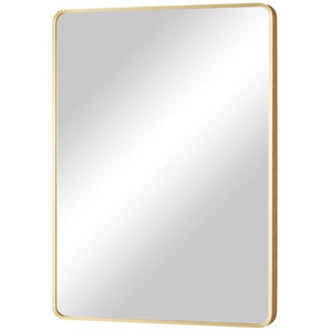 Spiegel 60 x 80 cm Liya ¦ gold ¦ Glas,Aluminium,Metall ¦ Maße (cm): B: 60 H: 80