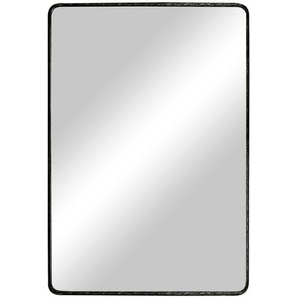 Spiegel 60 x 80 cm Liya ¦ schwarz ¦ Glas,Aluminium,Metall ¦ Maße (cm): B: 60 H: 80