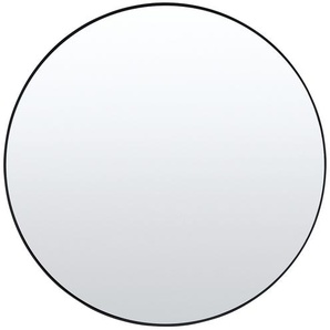 Spiegel 120 cm Liya ¦ schwarz ¦ Glas,Aluminium,Metall Ø: 120